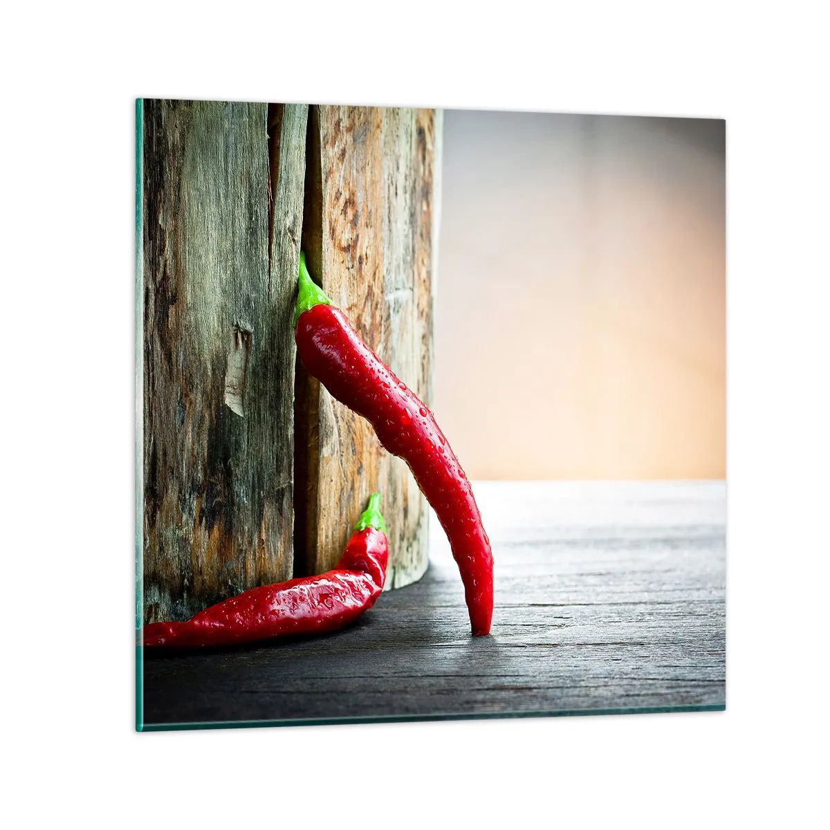 Glass picture - Red Hot Chilli Peppers - 70x70 cm