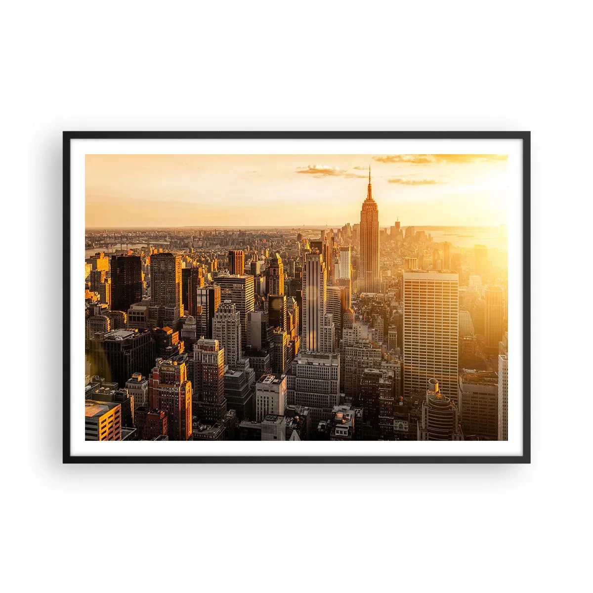 Poster in black frame - Growing in the Sun - 100x70 cm