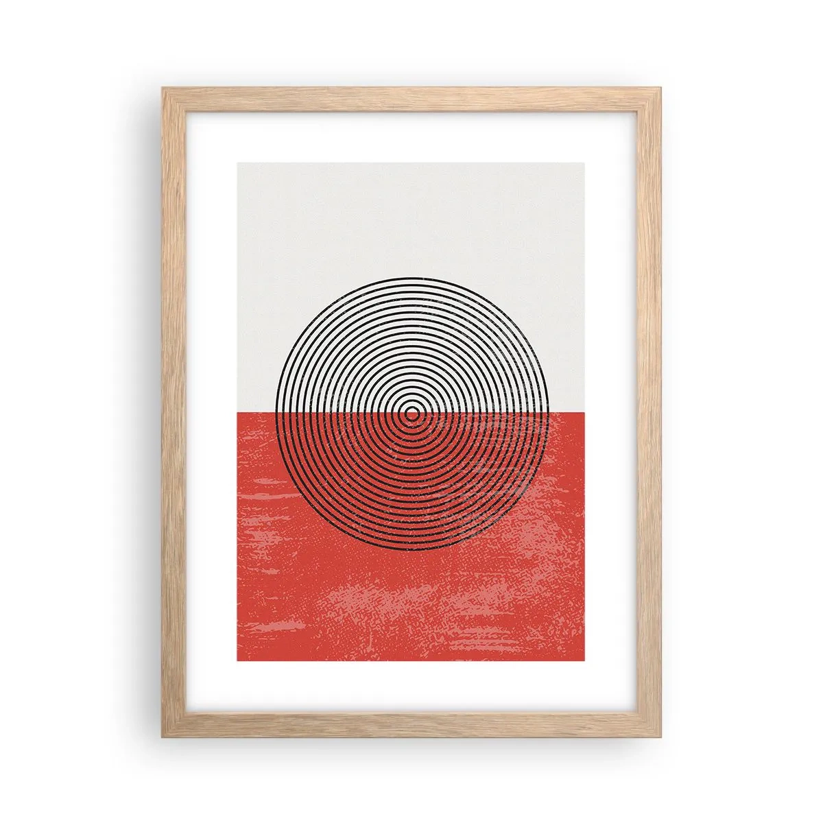 Poster in light oak frame - To the Core - 30x40 cm