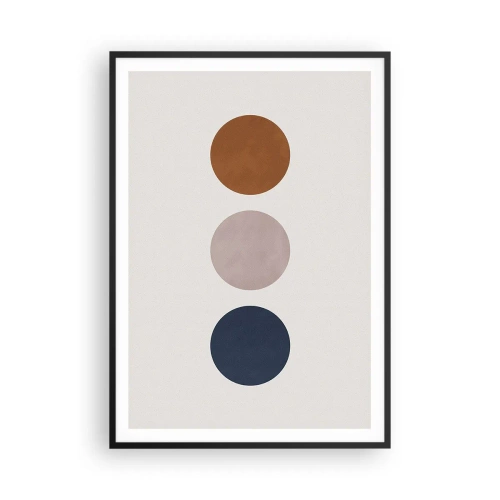 Poster in black frame - Symbol of Perfection - 70x100 cm