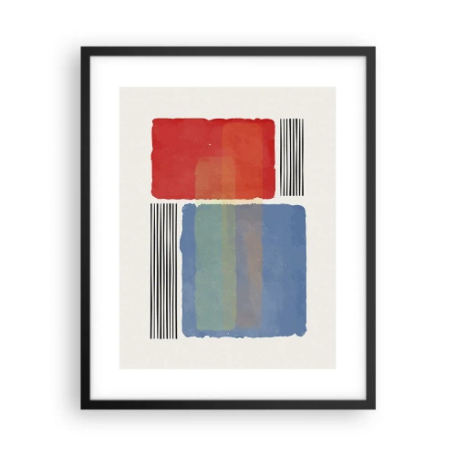 Poster in black frame - Spirit and Letter of Geometry - 40x50 cm