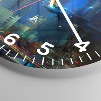 Clock face with numbers