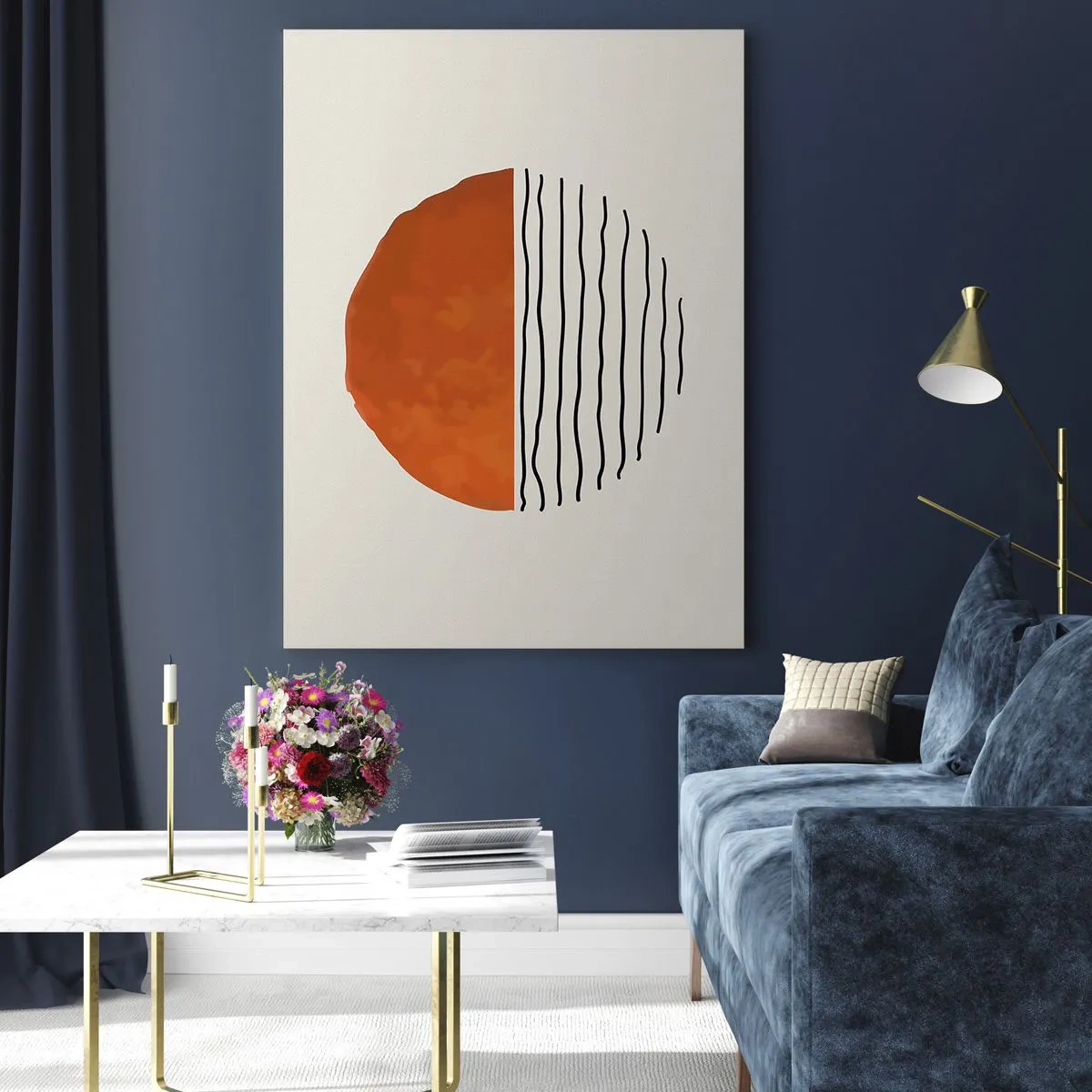 Glass picture - In Japanese Style - 50x70 cm