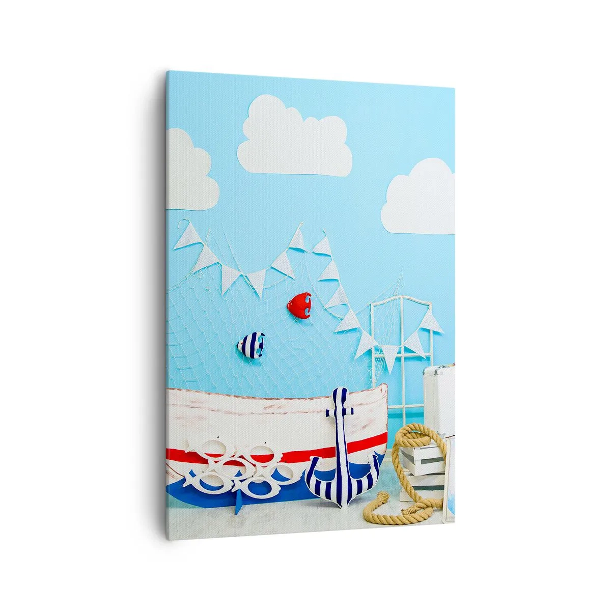 Canvas picture - Child's Longing for Adventure - 70x100 cm