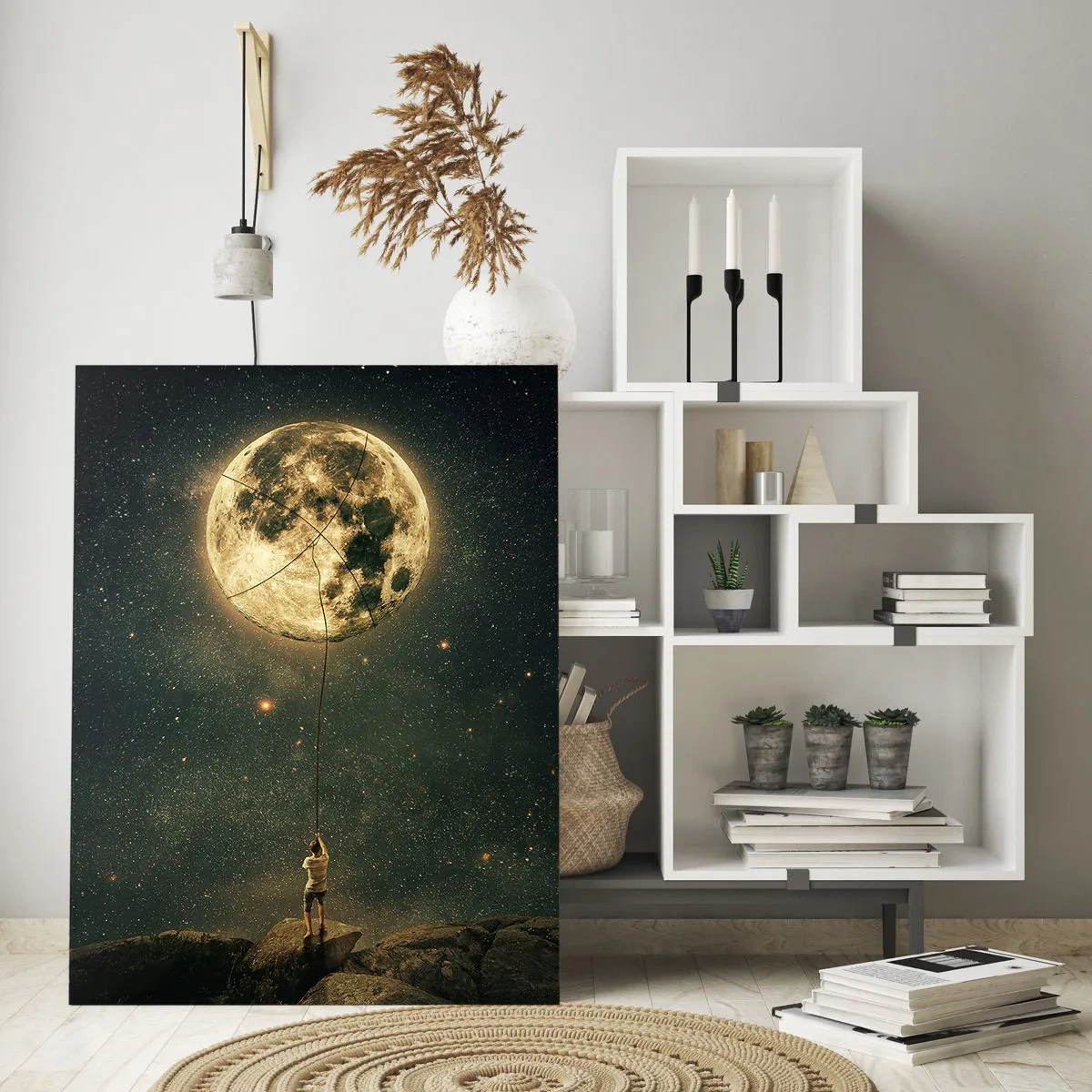Glass picture - One that Stole the Moon - 70x100 cm