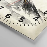 Clock face with numbers