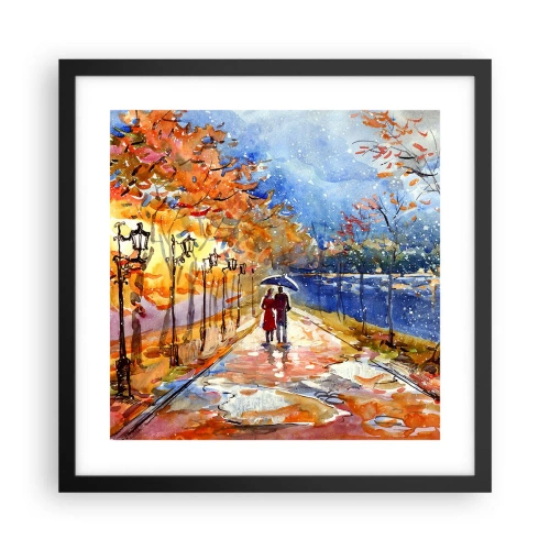 Poster in black frame - Together to the Limit of Time - 40x40 cm