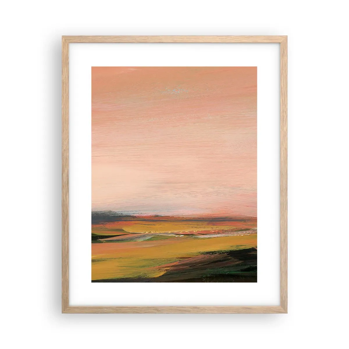 Poster in light oak frame - In Pink Tones - 40x50 cm