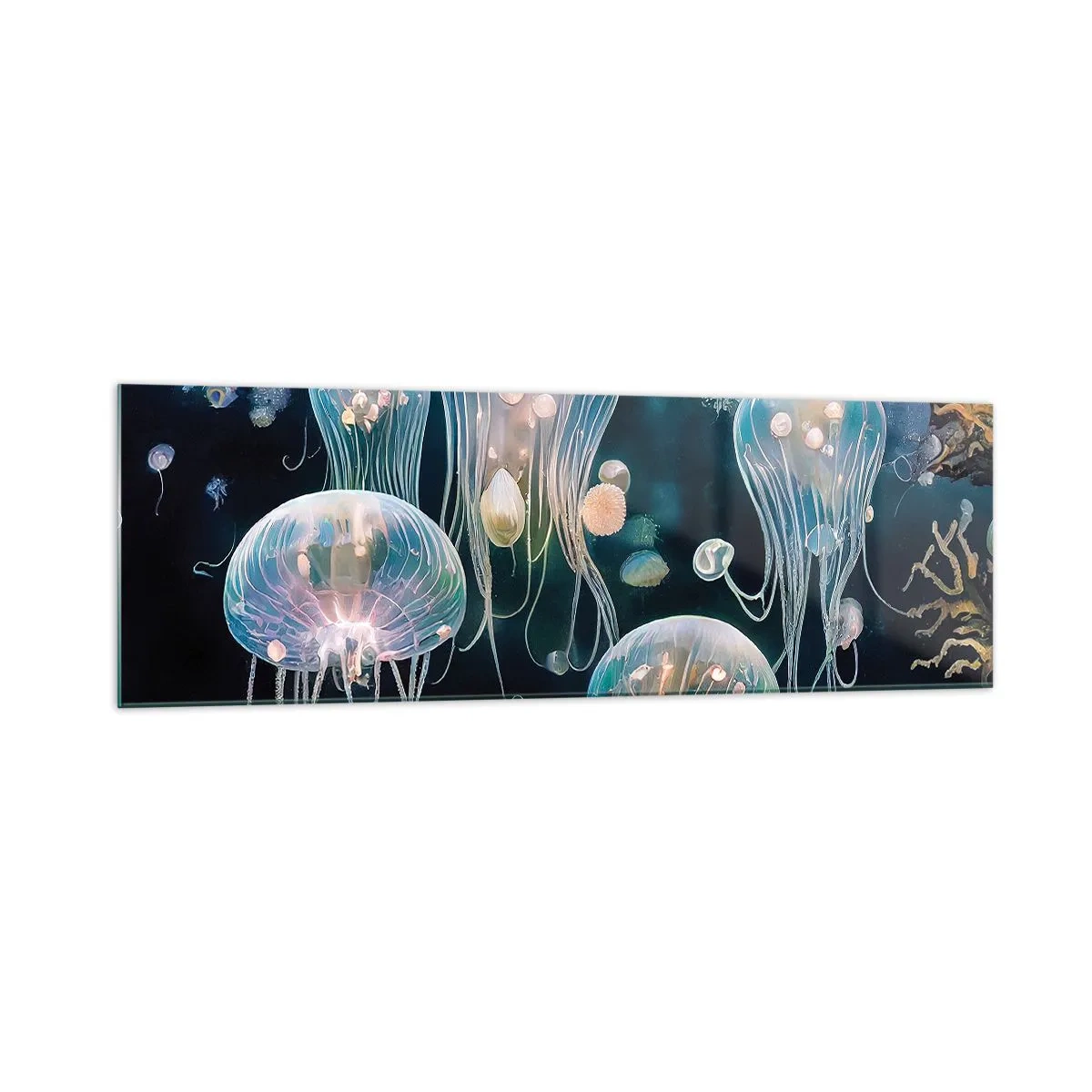 Glass picture - Underwater Ball - 160x50 cm