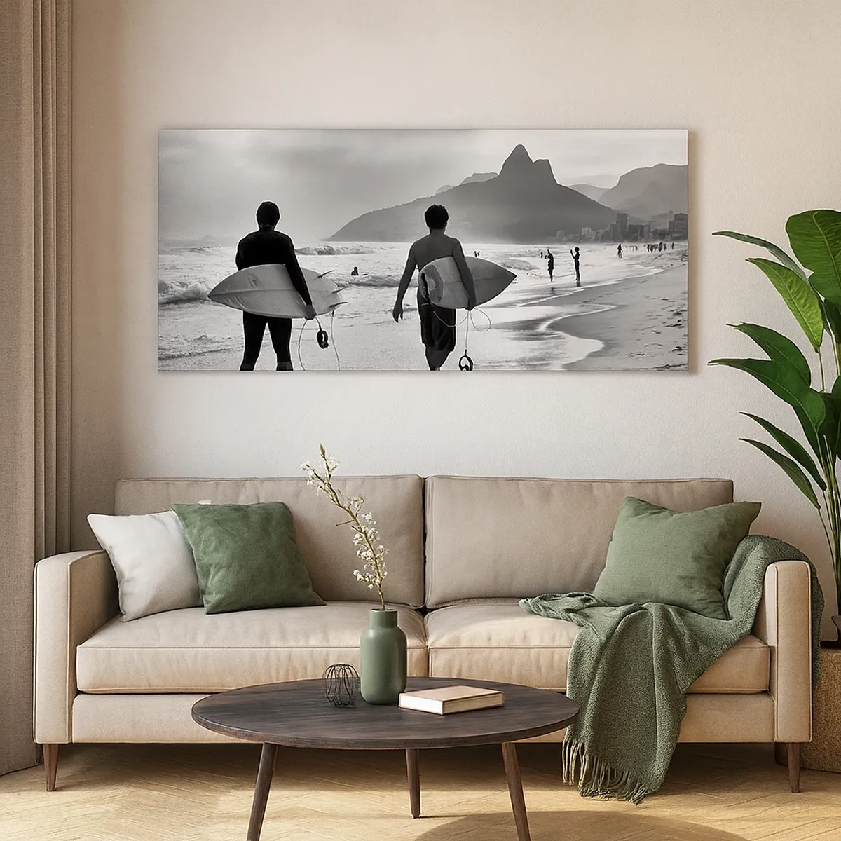 Canvas picture - Samba for One Wave - 30x30 cm