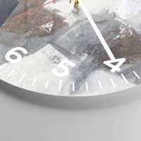 Clock face with numbers