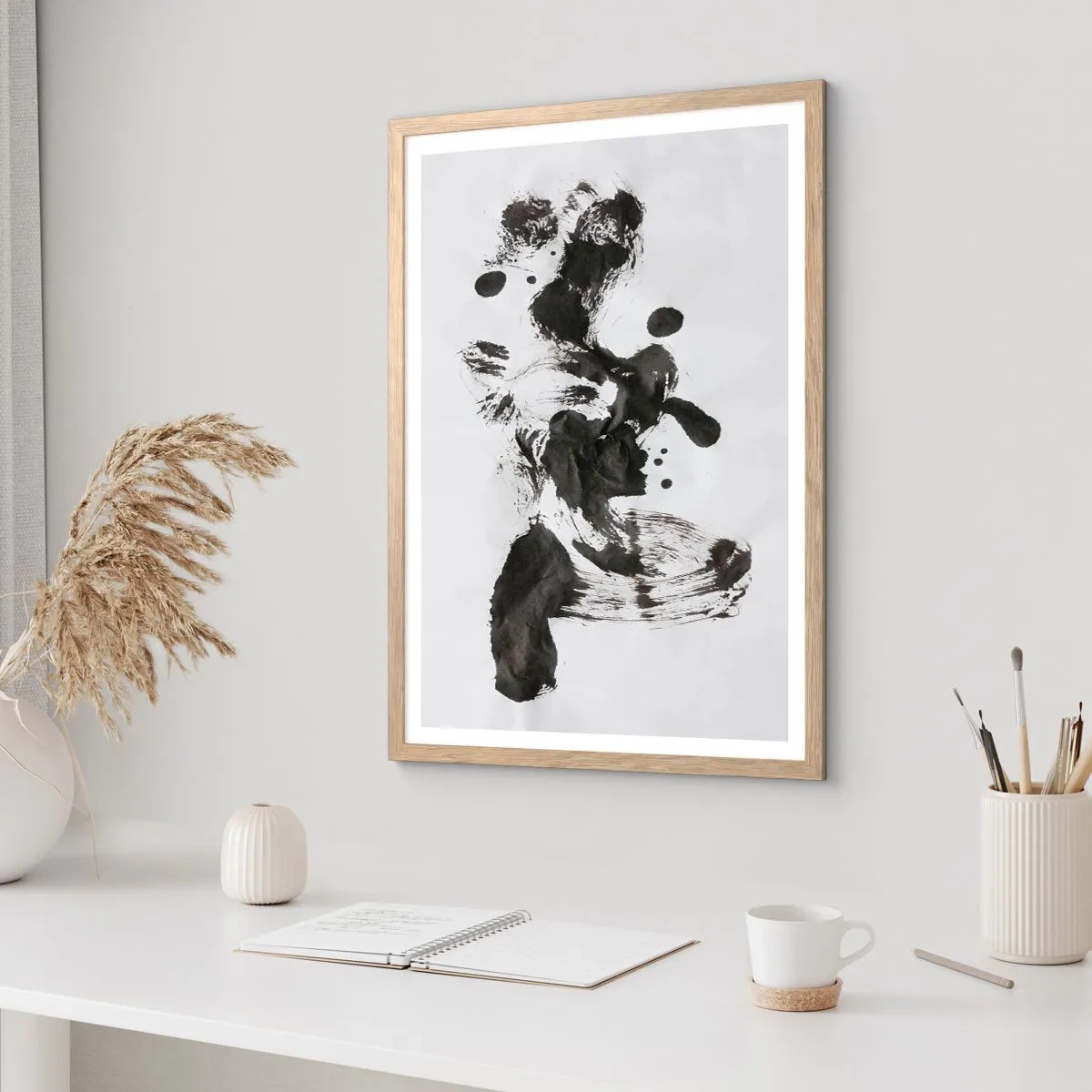 Poster in light oak frame - A Method in Madness? - 40x50 cm