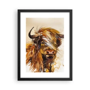 Poster in black frame - Pride of a Hunter - 30x40 cm