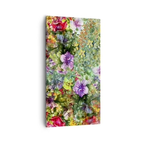 Canvas picture - Lost in the Flowers - 55x100 cm