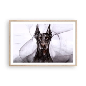 Poster in light oak frame - Born to Nobility - 91x61 cm