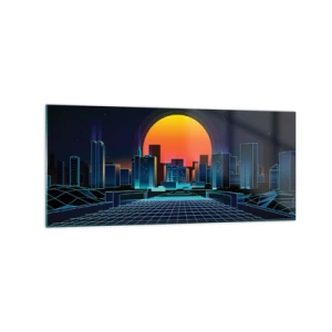 Glass picture - You Wanna Go Back to Reality? - 120x50 cm