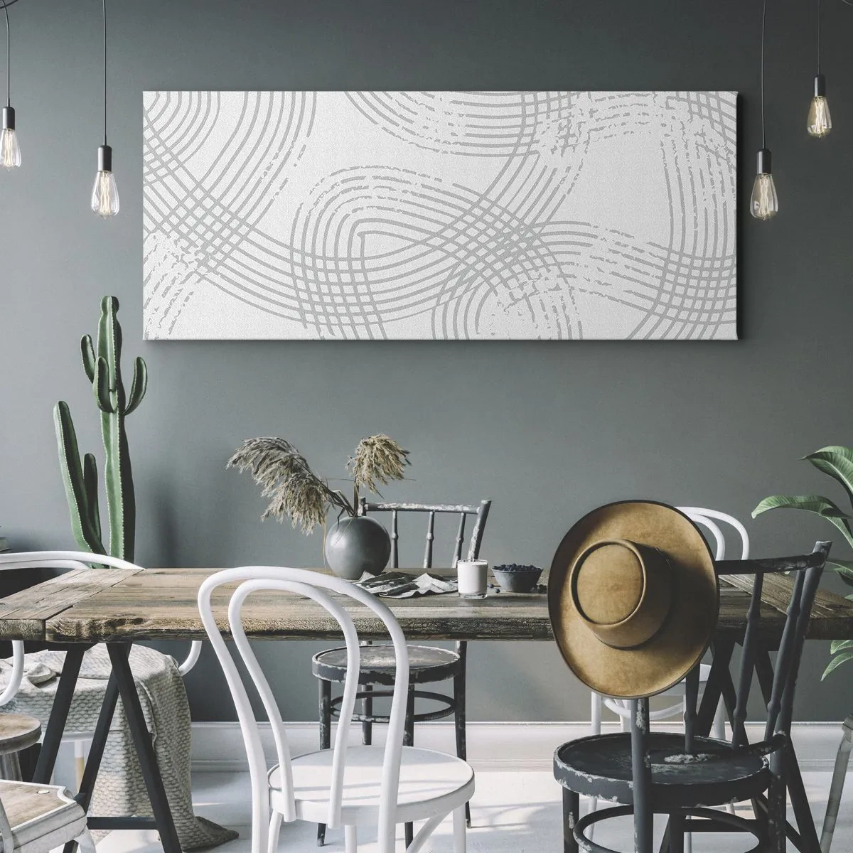 Canvas picture - No Straight Line - 100x40 cm