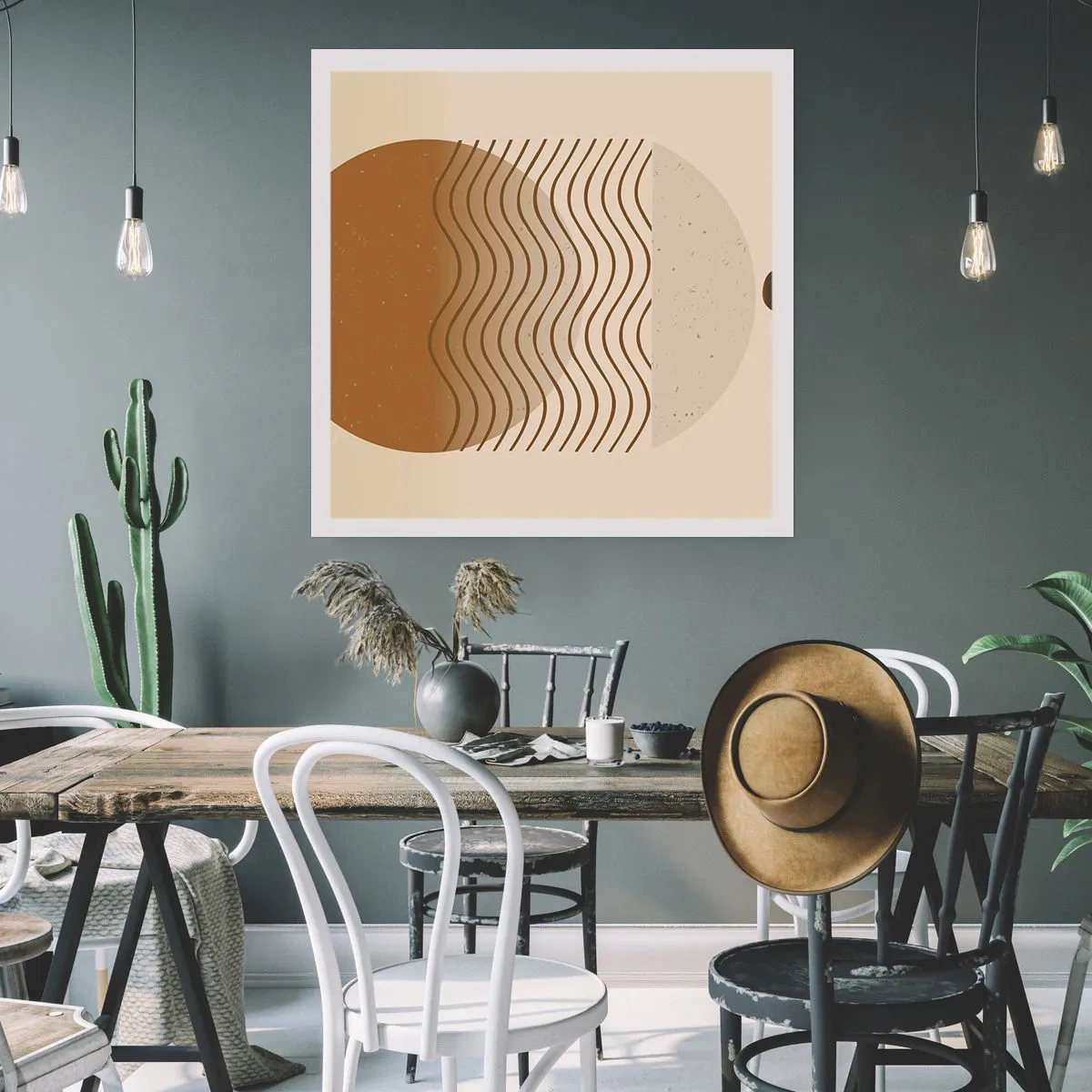 Poster - About the Origin of Geometrical Figures - 50x50 cm