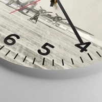 Clock face with numbers