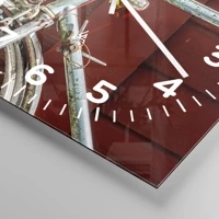 Clock face with numbers