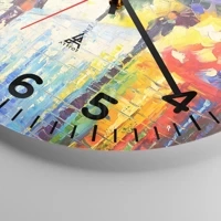 Clock face with numbers