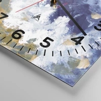 Clock face with numbers