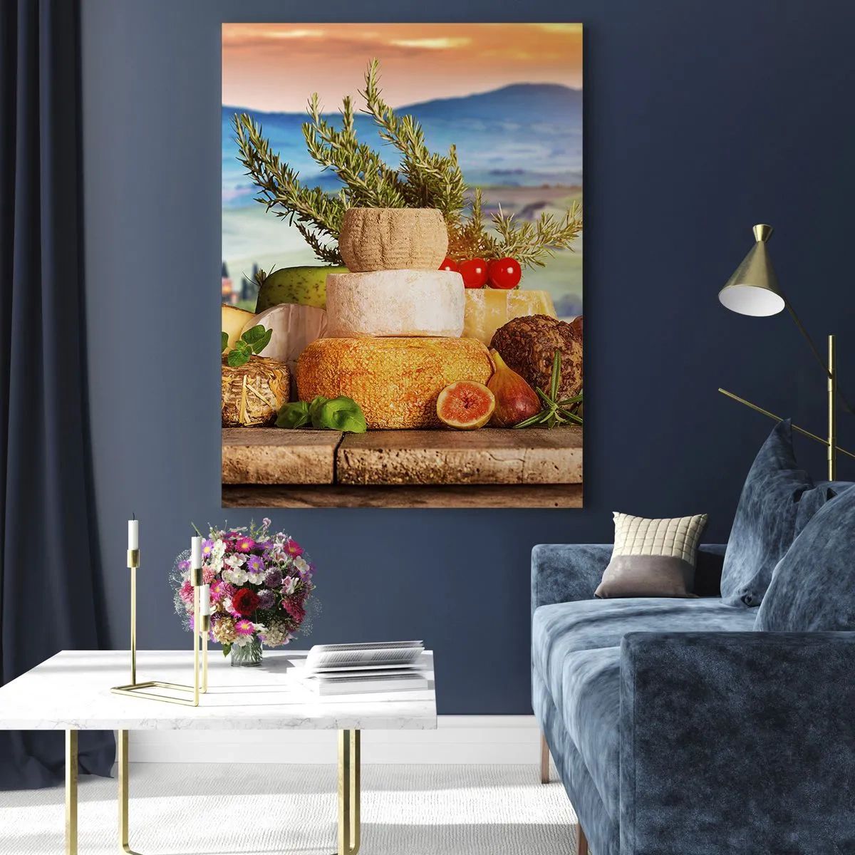 Glass picture - Italian Joie de Vivre - 50x70 cm