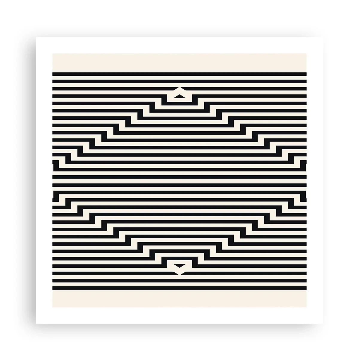 Poster - Geometrical Illusion - 60x60 cm