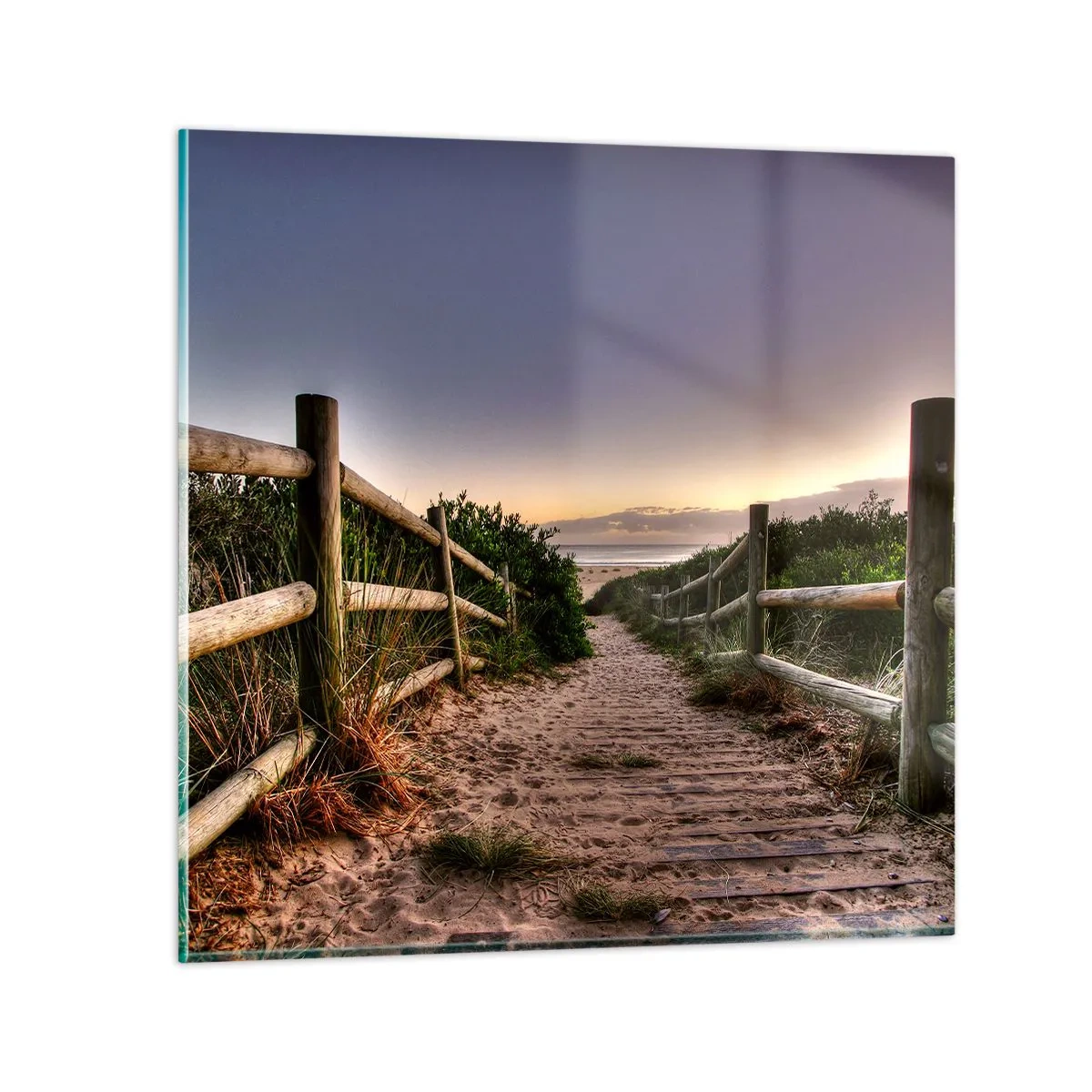 Glass picture - You Can See the Destination - 70x70 cm