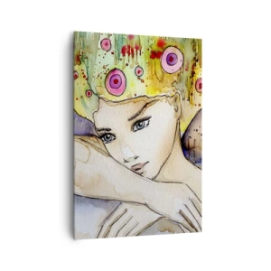 Canvas picture - Butterfly Princess - 70x100 cm