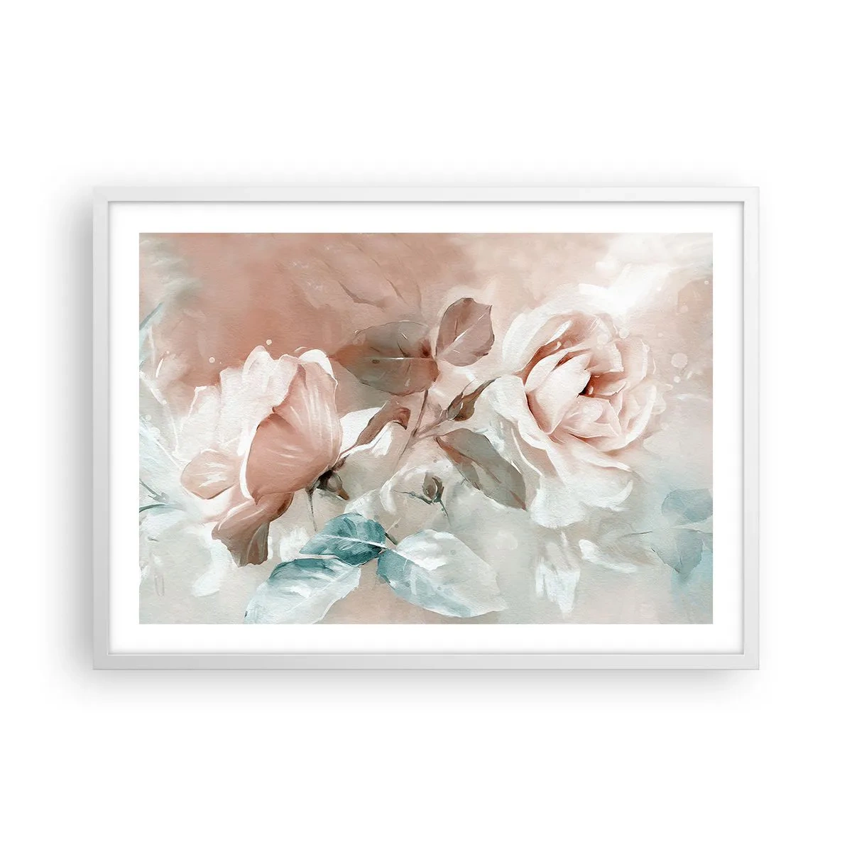 Poster in white frmae - Spirit of Romaticism - 70x50 cm