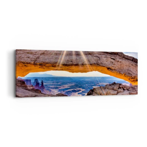 Canvas picture - Through Rocky Gate - 90x30 cm