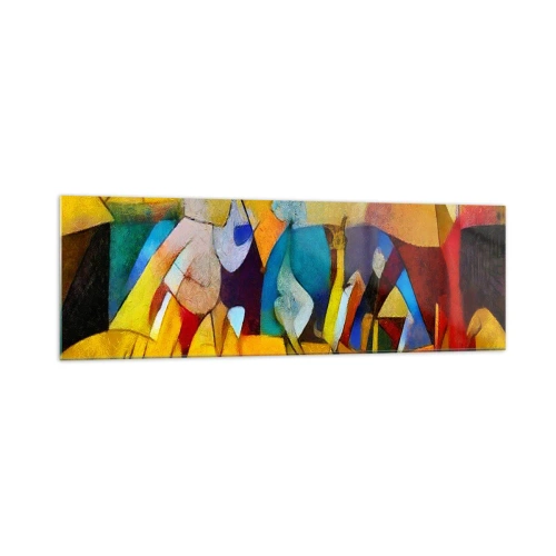 Glass picture - Sun -Life - Happiness - 160x50 cm