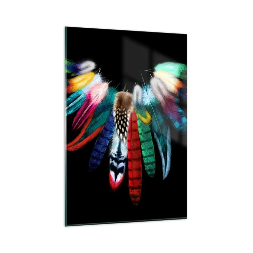 Glass picture - Indian Necklace - 80x120 cm