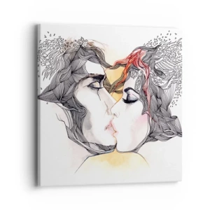 Canvas picture - World Does Not Exist - 40x40 cm