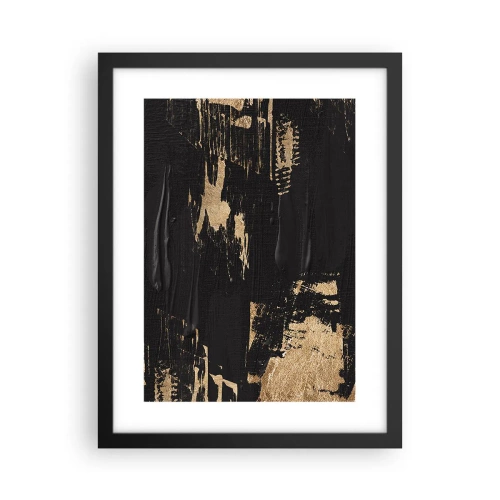 Poster in black frame - Touch Mark - 30x40 cm