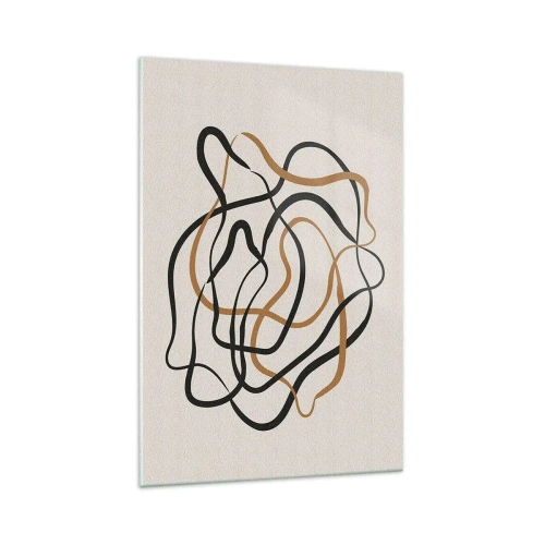 Glass picture - Everything Is Tangled UP - 70x100 cm