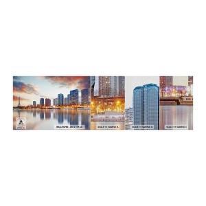 Photo Wallpaper Sample Premium Canvas - Monumental Peace of Paris - City, Paris, Eiffel Tower - 100x30 cm