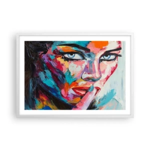 Poster in white frmae - Our First Secret - 70x50 cm