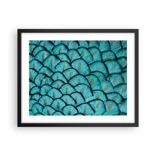 Poster in black frame - Great Feather Gala - 50x40 cm