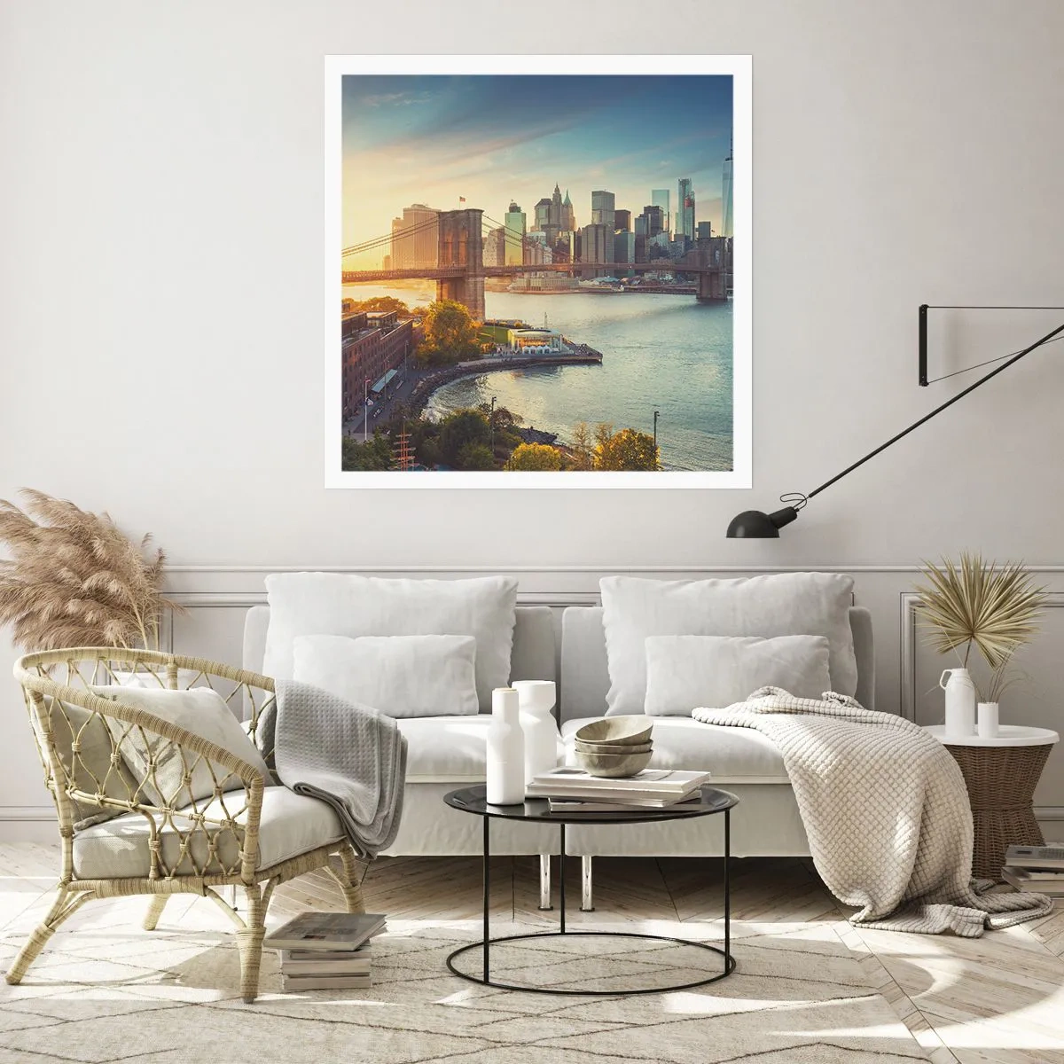 Poster - Big City Dawn - 30x30 cm