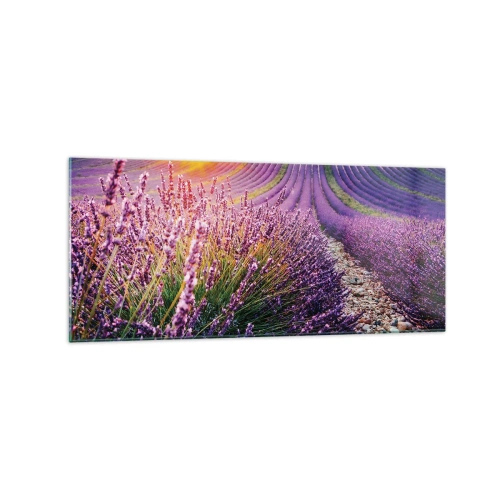 Glass picture - Fragrant Field - 120x50 cm