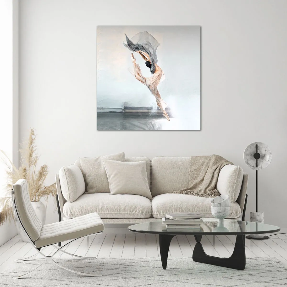 Glass picture - In Dancing Exaltation - 50x50 cm