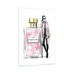 Glass picture - Parisian Sensuality - 50x70 cm