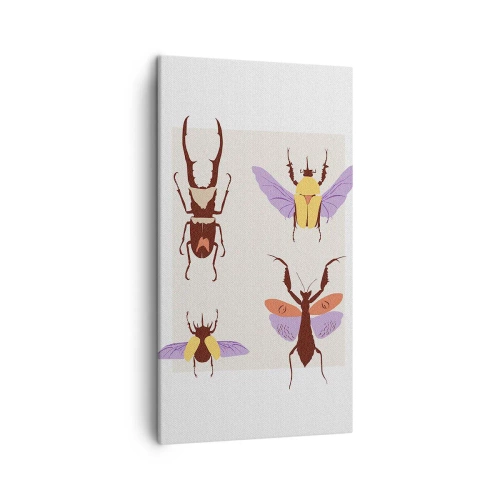 Canvas picture - World of Insects - 45x80 cm
