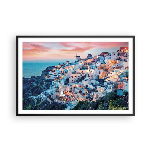 Poster in black frame - Your Big Greek Holidays - 91x61 cm