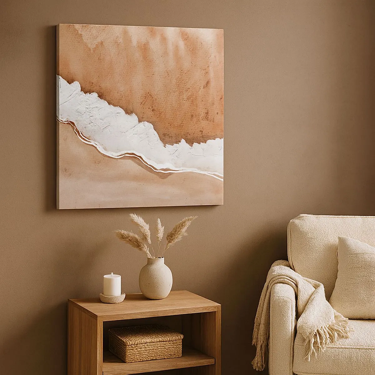 Canvas picture - Earth Colours - 30x30 cm