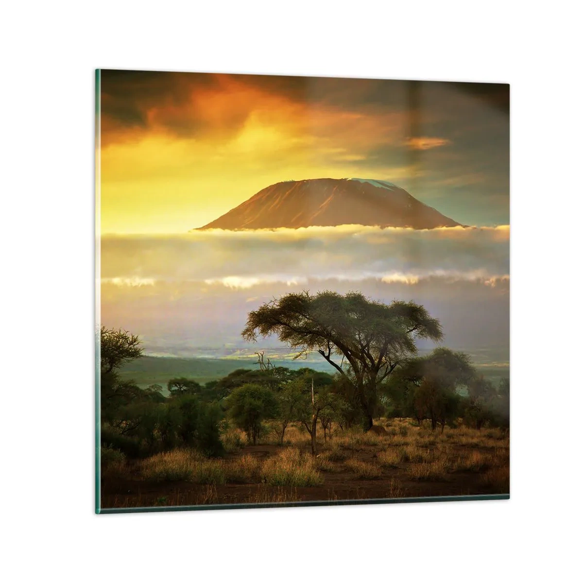 Glass picture - Traveller's Dream - 40x40 cm