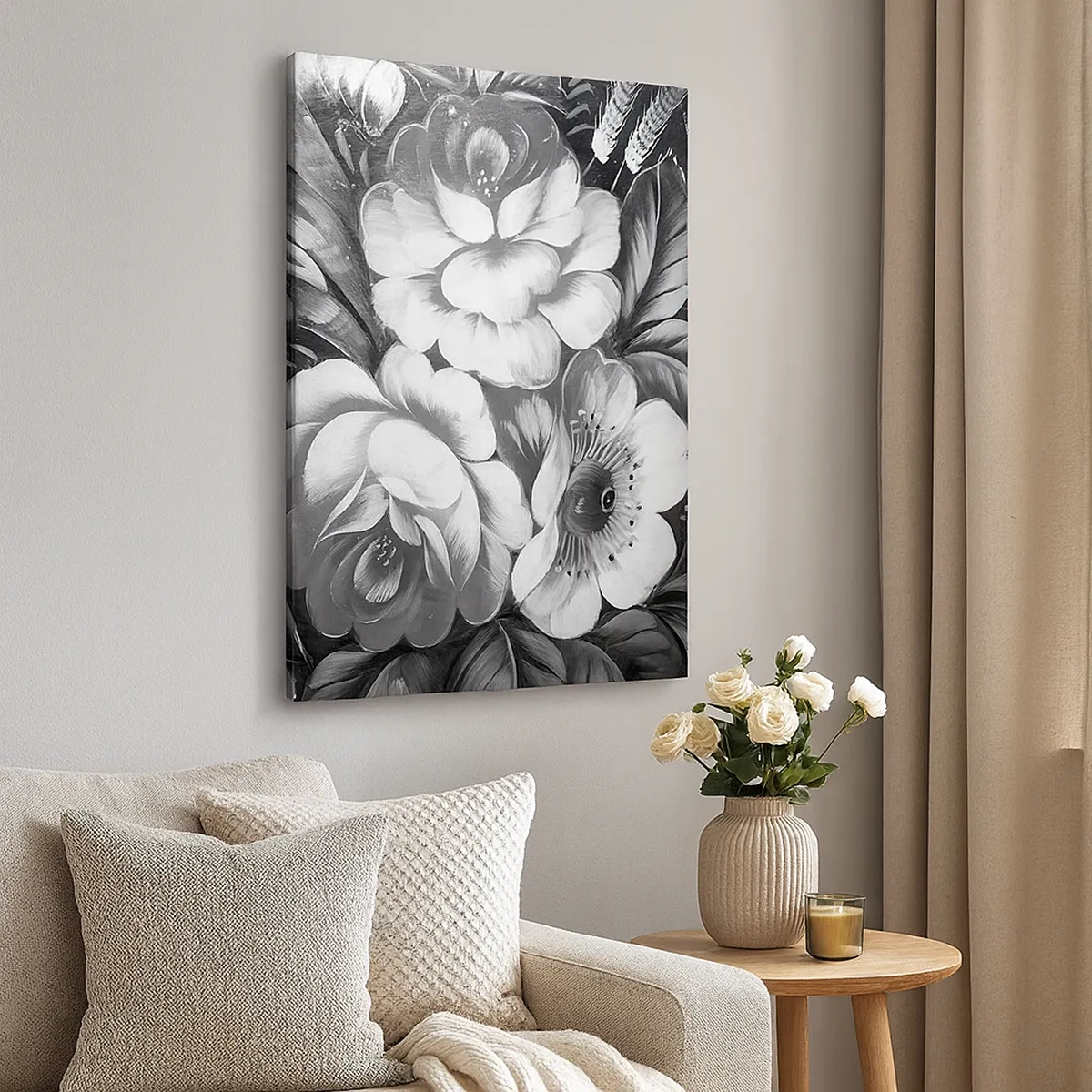 Canvas picture - Beautiful Even in Greyness - 50x70 cm