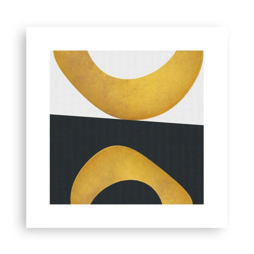 Poster - First Of All: Gold - 30x30 cm